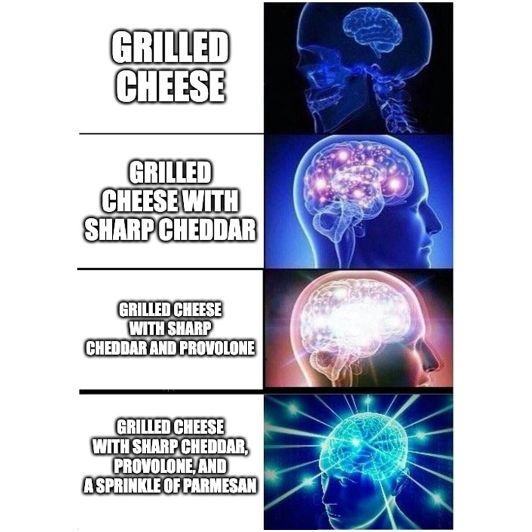 Take your cheese into the multiverse.