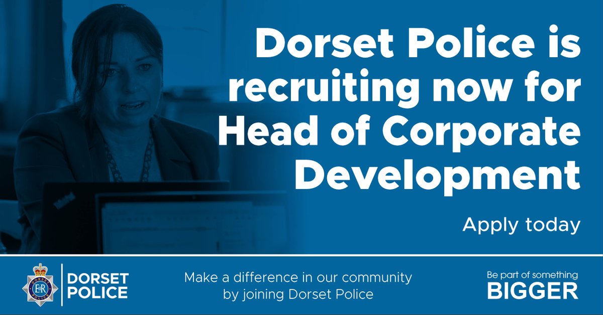 An exciting opportunity has come up for someone to join our #PoliceFamily as Head of Corporate Development. You will be responsible for delivering a wide range of corporate services, including the Force’s Continuous Improvement Programme. Apply today via: crowd.in/nrOssH