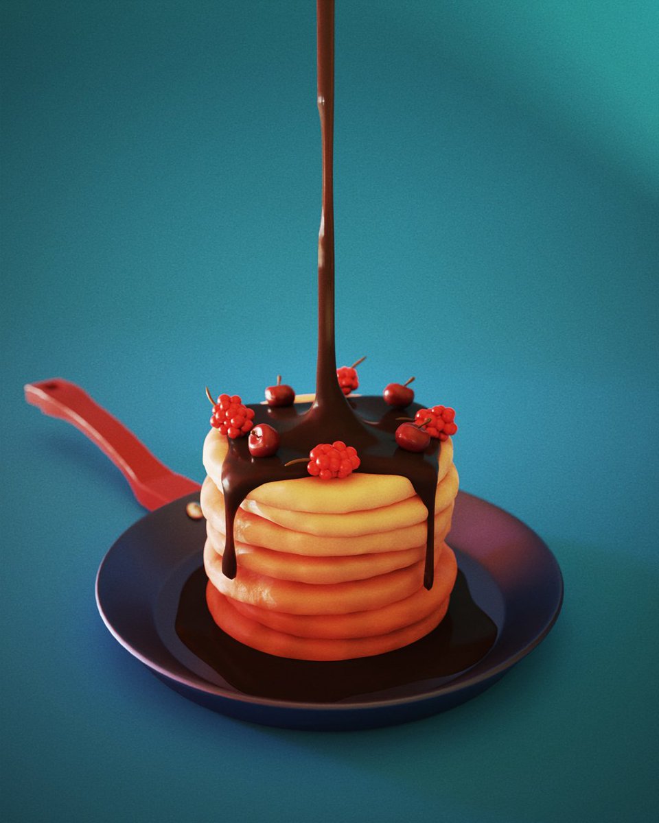 VRvember Day 14 - Pancake
Straightforward again, but I wanted to improve my 'virtual reality pan forging skills'.

#vr #vrvember #b3d #3dart #pancake #food #fruit @quillbysmoothstep