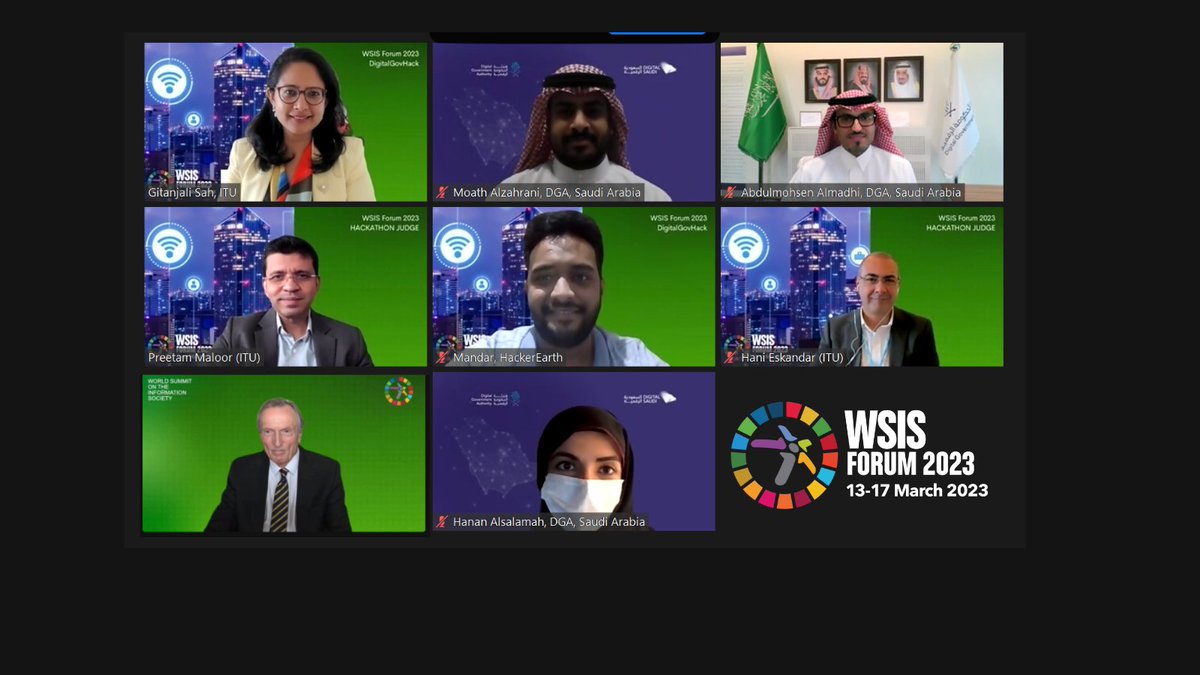 Help us prepare for #WSISForum 2023 #DigitalGovHack with experts worldwide to provide impactful citizen centric solutions to #LeaveNoOneBehind 
Register to the WSIS Hackathon! Hackathon | WSIS Forum 2023 (itu.int)