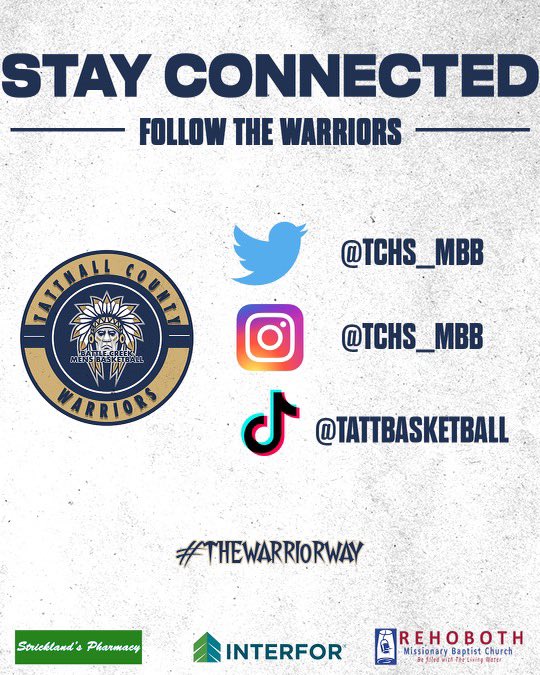 The Warriors will tip-off tomorrow at TCHS with games starting at 5pm. ￼

If you can’t make it to the games this year and want updates throughout the season, you can stay connected with us and follow our social media account for game updates, stats, awards, etc #TheWarriorWay
