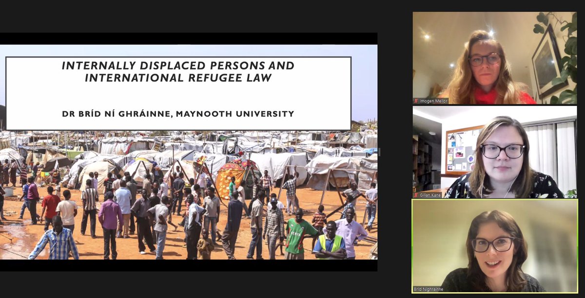 Happening now: <a href="/NiGhrainne/">Dr Bríd Ní Ghráinne</a> explores the relationship between the refugee category and internal displacement.