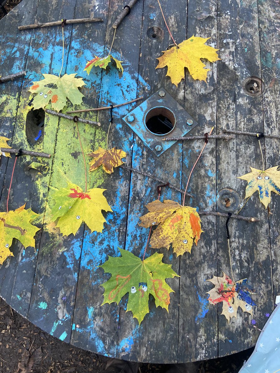 Fruitsforest16's tweet photo. Reading the fabulous #ScaredyBat @JonathanMeres with toddlers & preschoolers today! And they made some great bats some using leaves & making sure they had a stick to hang on! #EYTwitter #outdooredchat @EYTalking @EYTagteam #bats https://t.co/OmwQByc7X2