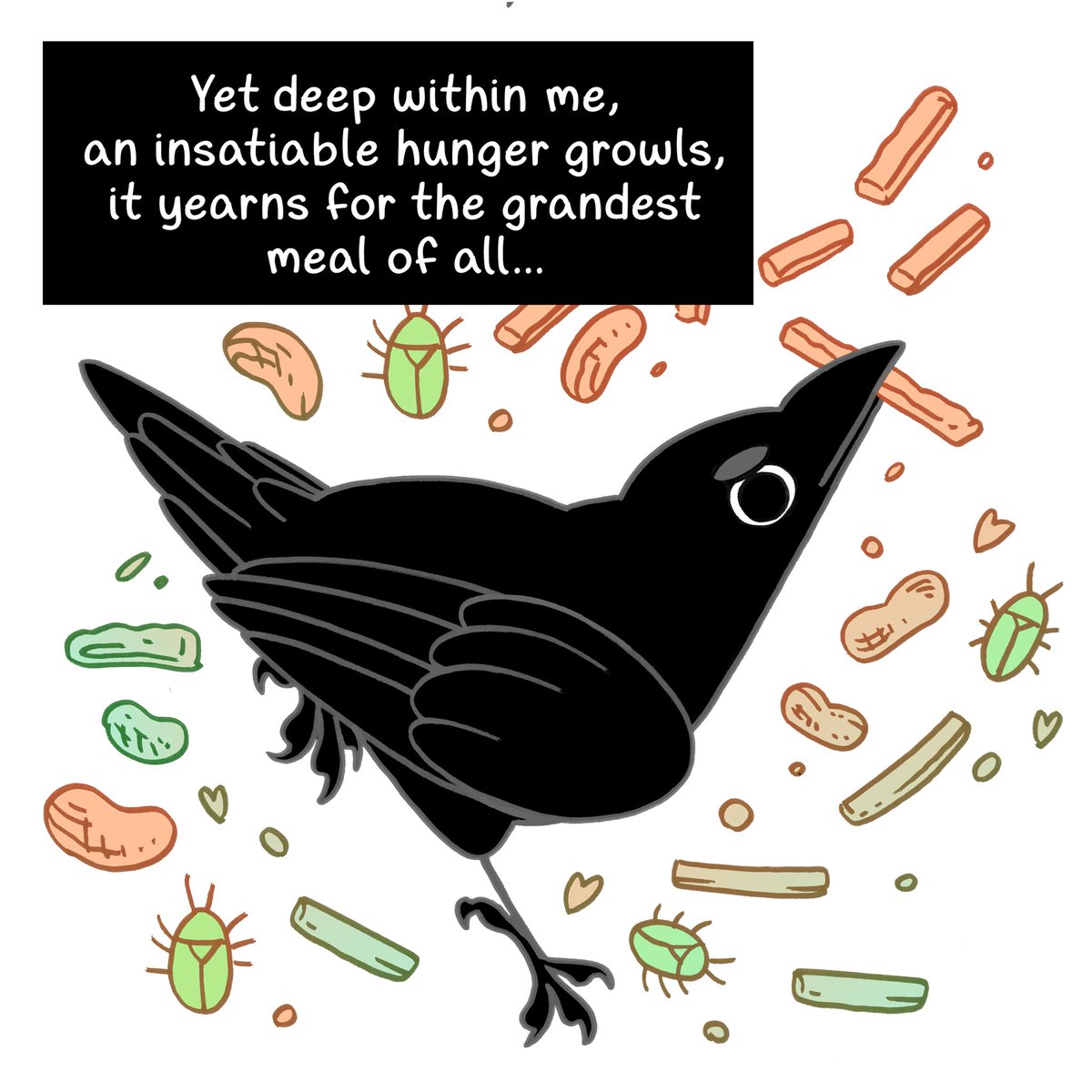 New Crow Time 🥜🍖🍟 