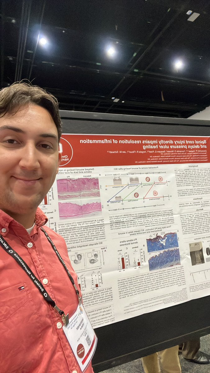 Come to poster L2 at #SfN22 and learn about pressure ulcer healing after #spinalcordinjury!