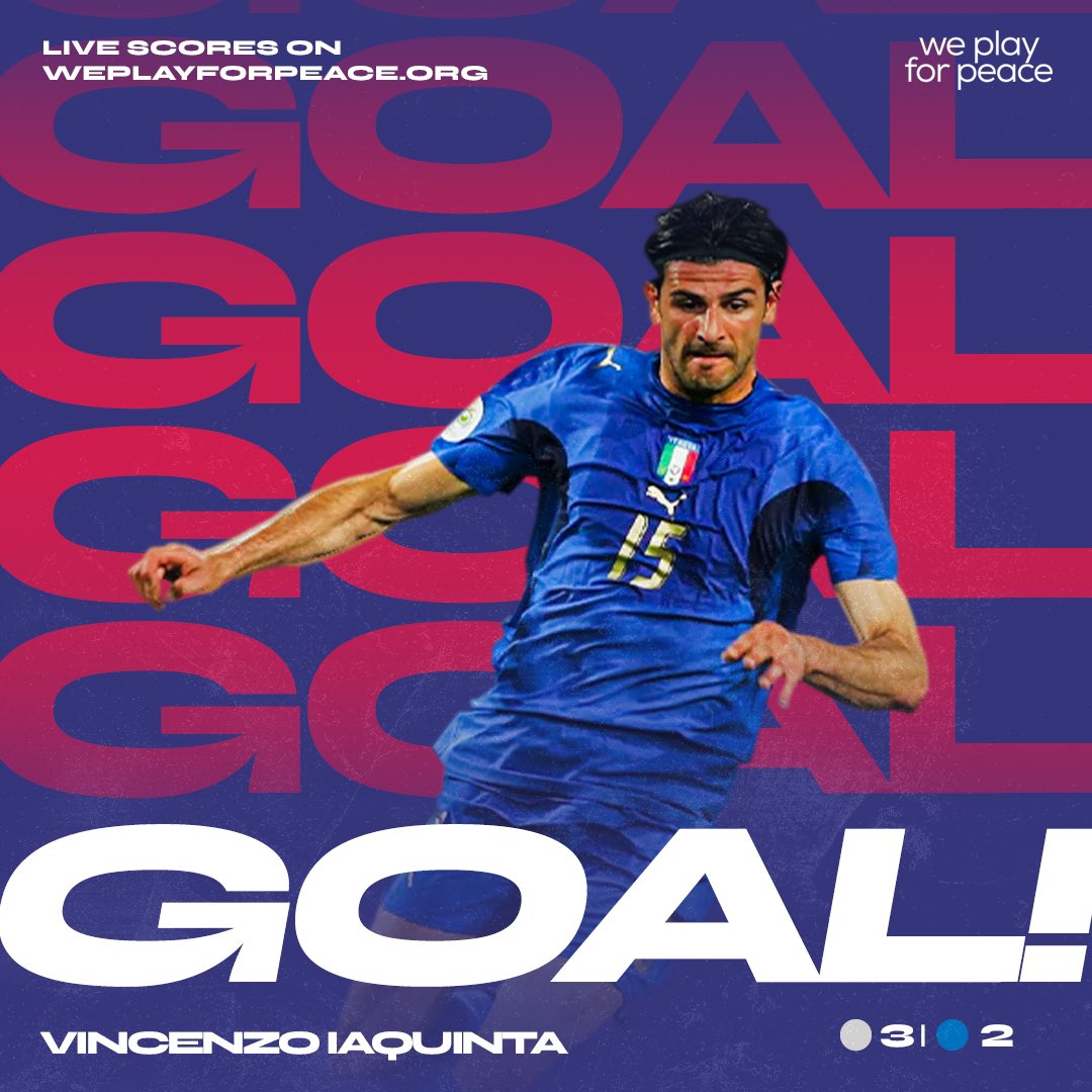 Iaquinta Vincenzo porta avanti la squadra Azzurra 💙

#weplayforpeace