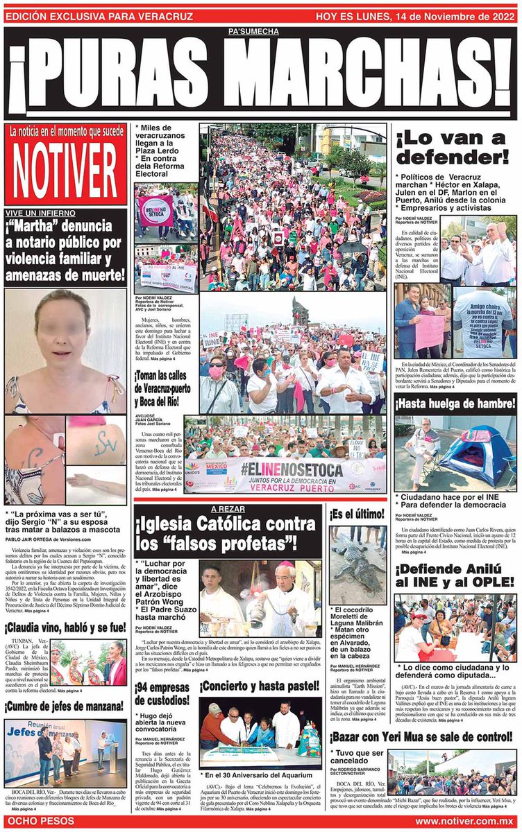 lulu_reportera's tweet photo. Exacto, puras marchas... #Veracruz https://t.co/7XXGj7B5dO