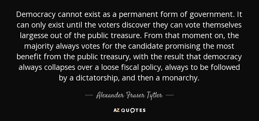 People will not vote against their economic self-interest.

Thus, the currency will be printed into oblivion. 

#Bitcoin is your lifeboat.

( # 75% of Americans )