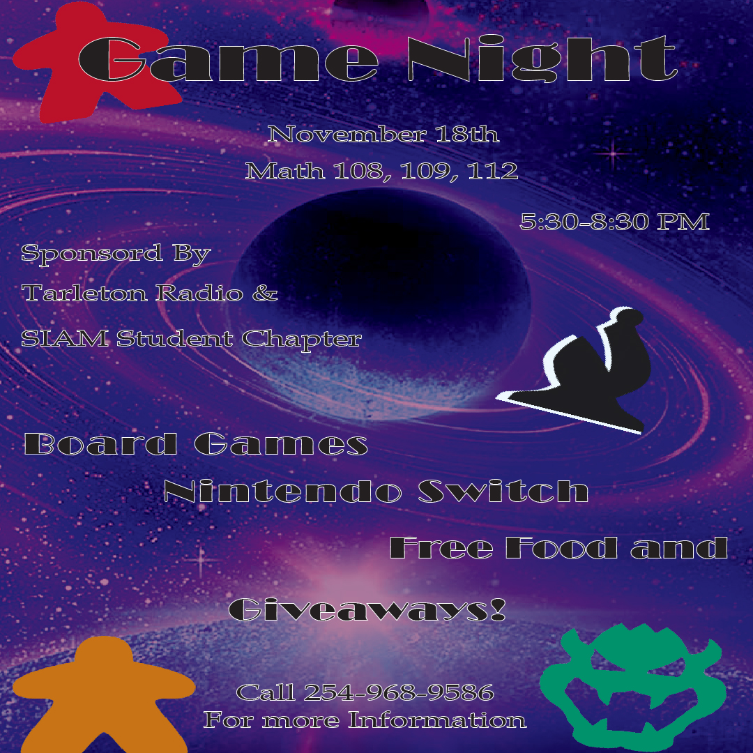 Come Have a Good Time this Friday Nov. 18th For Game Night!