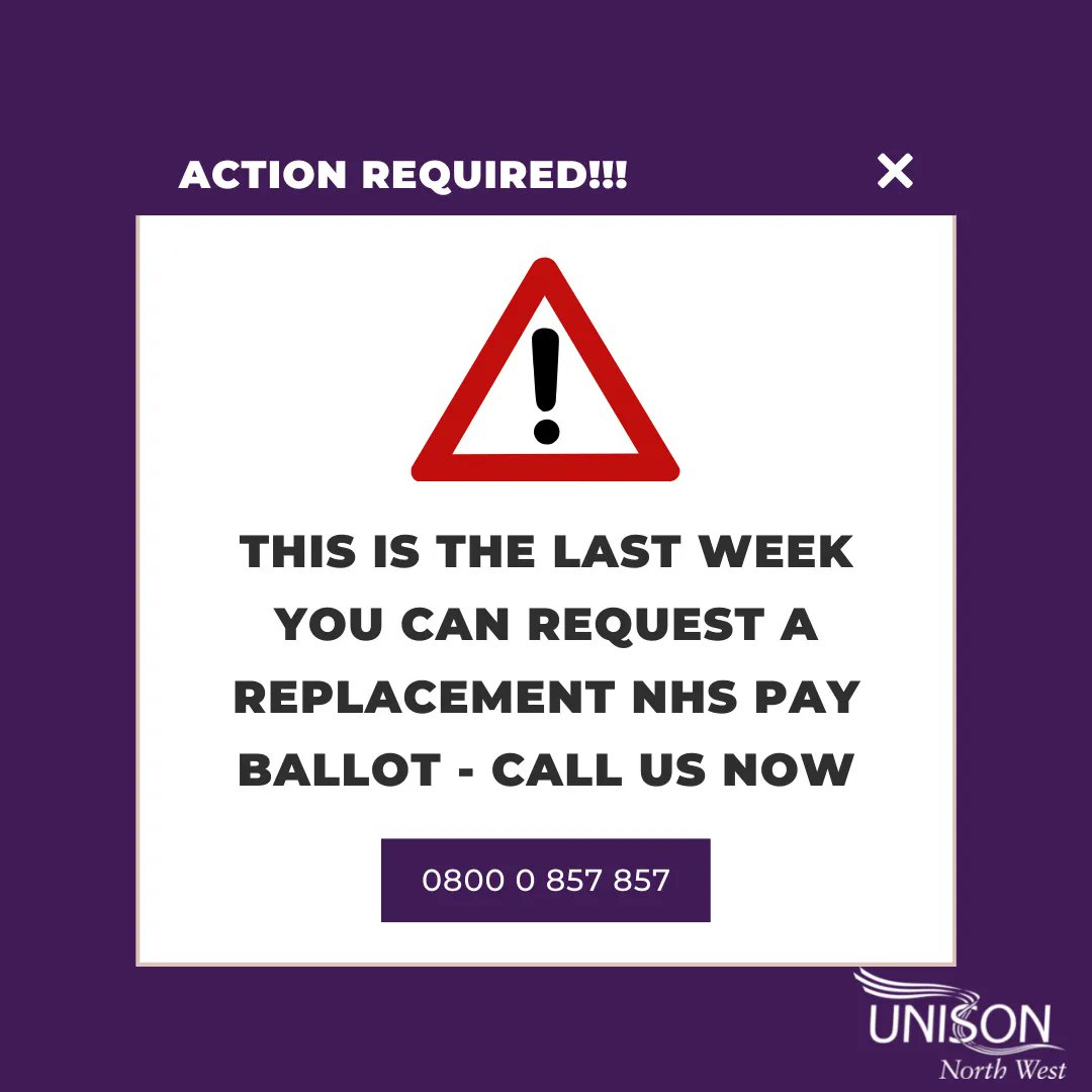 NorthWestUNISON's tweet image. 🚨 🚨 🚨
