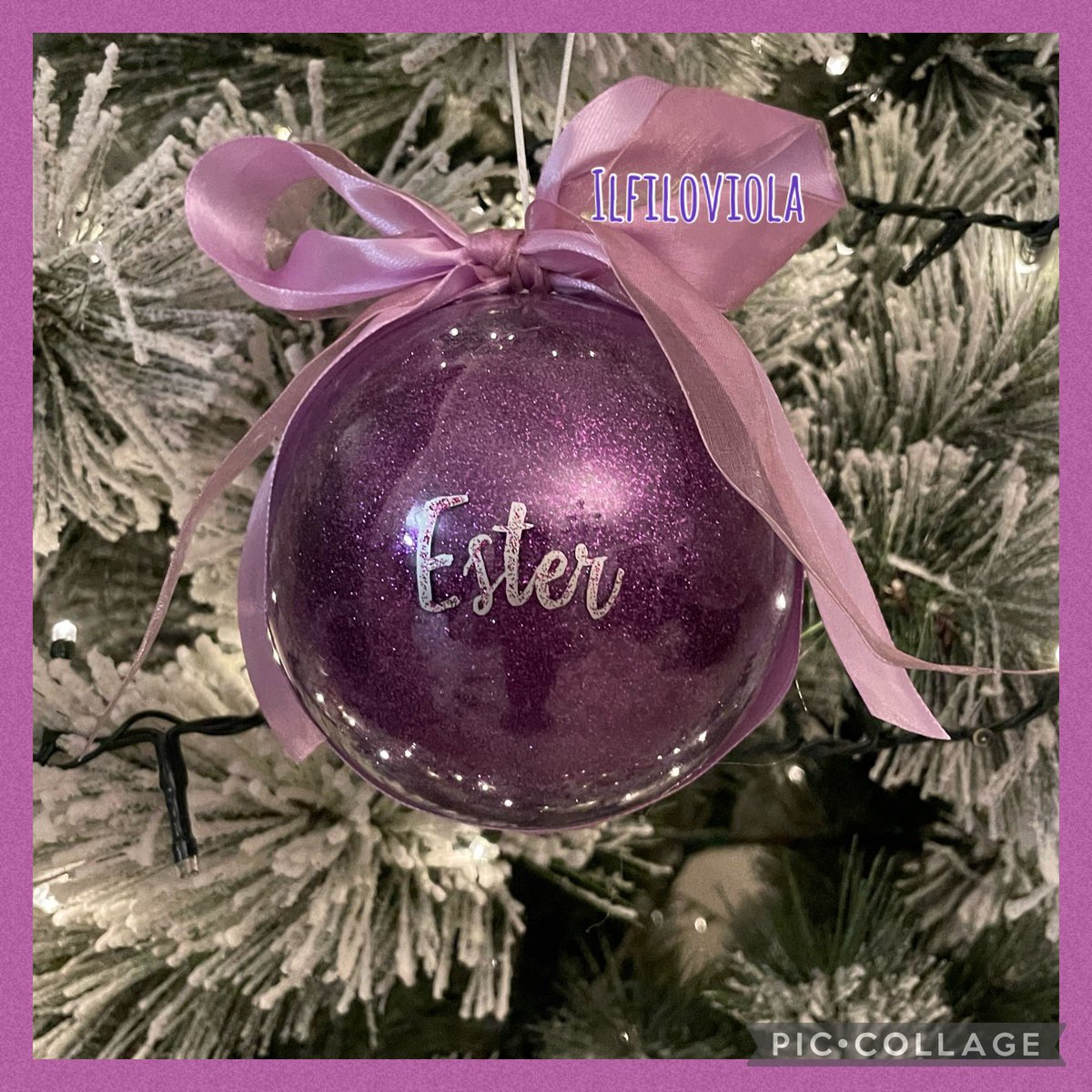 … posto anche qui, alcune delle mie creazioni per Natale dell’anno scorso: palline natalizie personalizzate. Nel caso foste interessati… scrivetemi pure 💜oppure retweettate che mi aiutate, grazie 💜