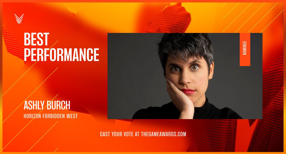 Guerrilla (@guerrilla) on Twitter photo <a href="/thegameawards/">The Game Awards</a> We'd like to give a special shoutout to @ashly_burch on her Best Performance nomination! Congratulations, and thank you for your incredible performance bringing Aloy to life! <a href="/thegameawards/">The Game Awards</a> We'd like to give a special shoutout to @ashly_burch on her Best Performance nomination! Congratulations, and thank you for your incredible performance bringing Aloy to life!