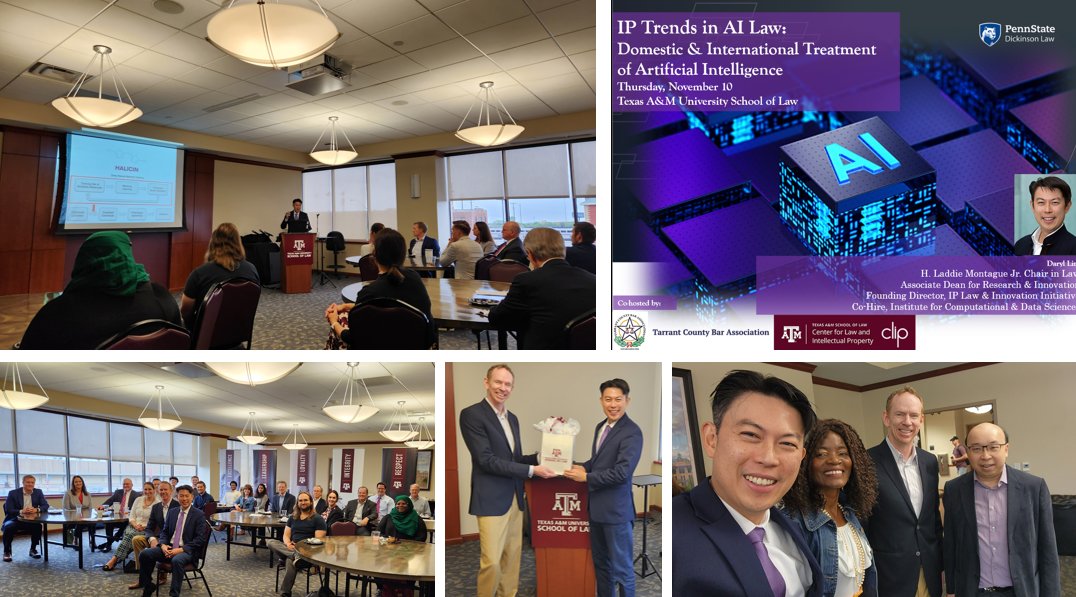 AI & IP | @TarrantBar @TexasBarCLE @TAMUclip bit.ly/3UyuGIV shar.es/afCVJd @DickinsonLaw @TAMULawSchool