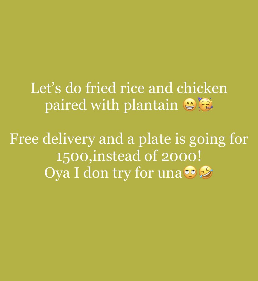tessas_kitchen's tweet photo. 🥳🥳🥳🥳🥳🥳free delivery 🚚 within Kano #enterprenur #food #delivery #AsuuStrikeUpdates https://t.co/x2WkVPH8qE