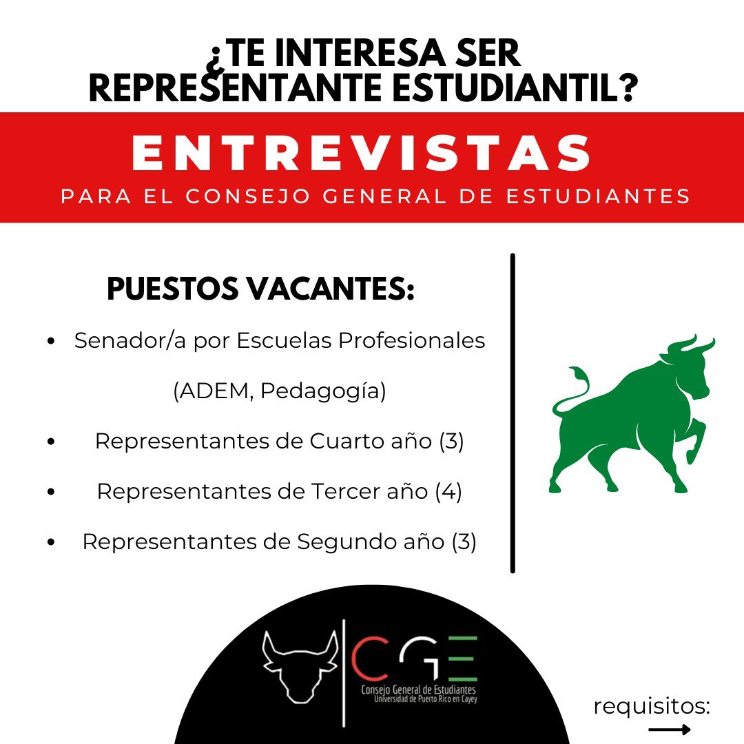 Consejo General de Estudiantes - UPR Cayey tweet media