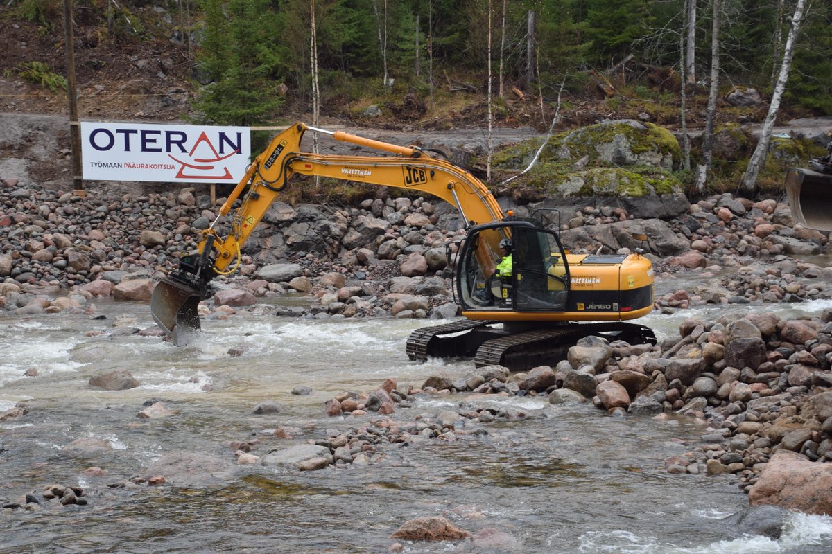 World Fish Migration Day (@fishmigration) on Twitter photo It was a thrilling day at the demolished Lahnasenkoski dam. Endangered #salmon have been discovered upstream of the dam after more than a century. This implies that some #fish can migrate despite the machinery and difficult crossings! What a tenacious migrant! It was a thrilling day at the demolished Lahnasenkoski dam. Endangered #salmon have been discovered upstream of the dam after more than a century. This implies that some #fish can migrate despite the machinery and difficult crossings! What a tenacious migrant!