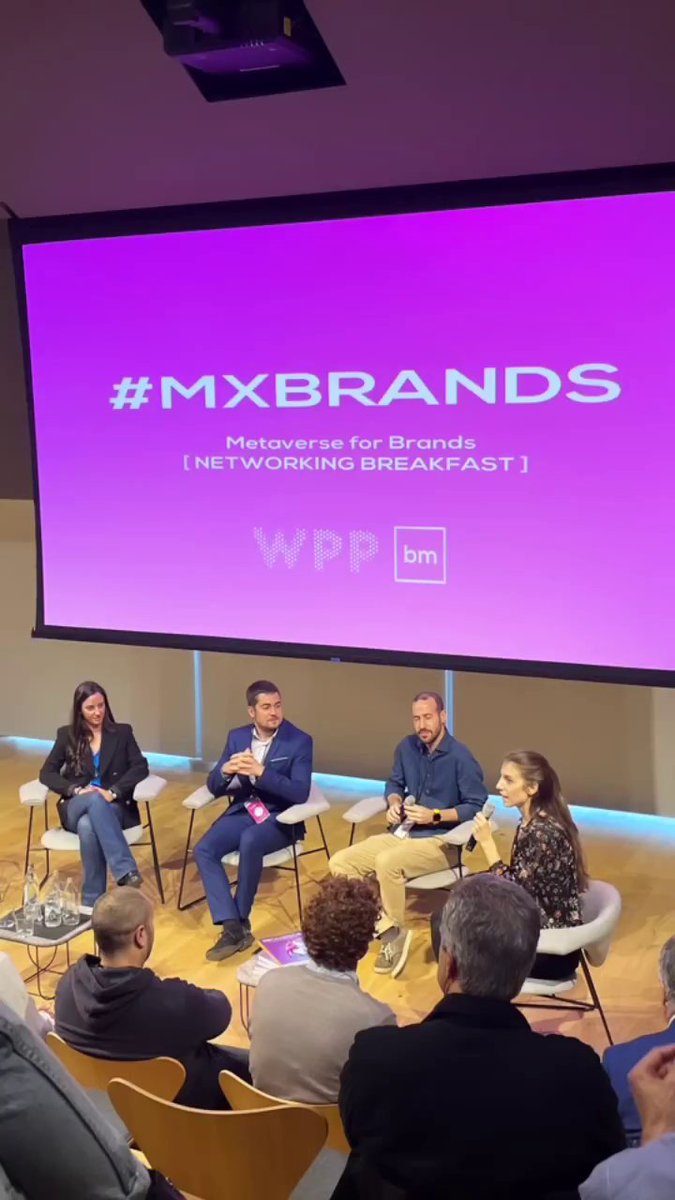 DeuSens's tweet photo. 🔥 ¡El viernes pasado estuvimos en el evento #MXBRANDS organizado por @BlockMediaAgen1 en el que nuestro CEO, Álvaro Monzón, participó en la mesa redonda sobre #Metaverso y #RealidadExtendida!

💎 Seguimos acercando la #tecnología y la #innovación a las empresas y la sociedad. https://t.co/3jW7ca7QLa