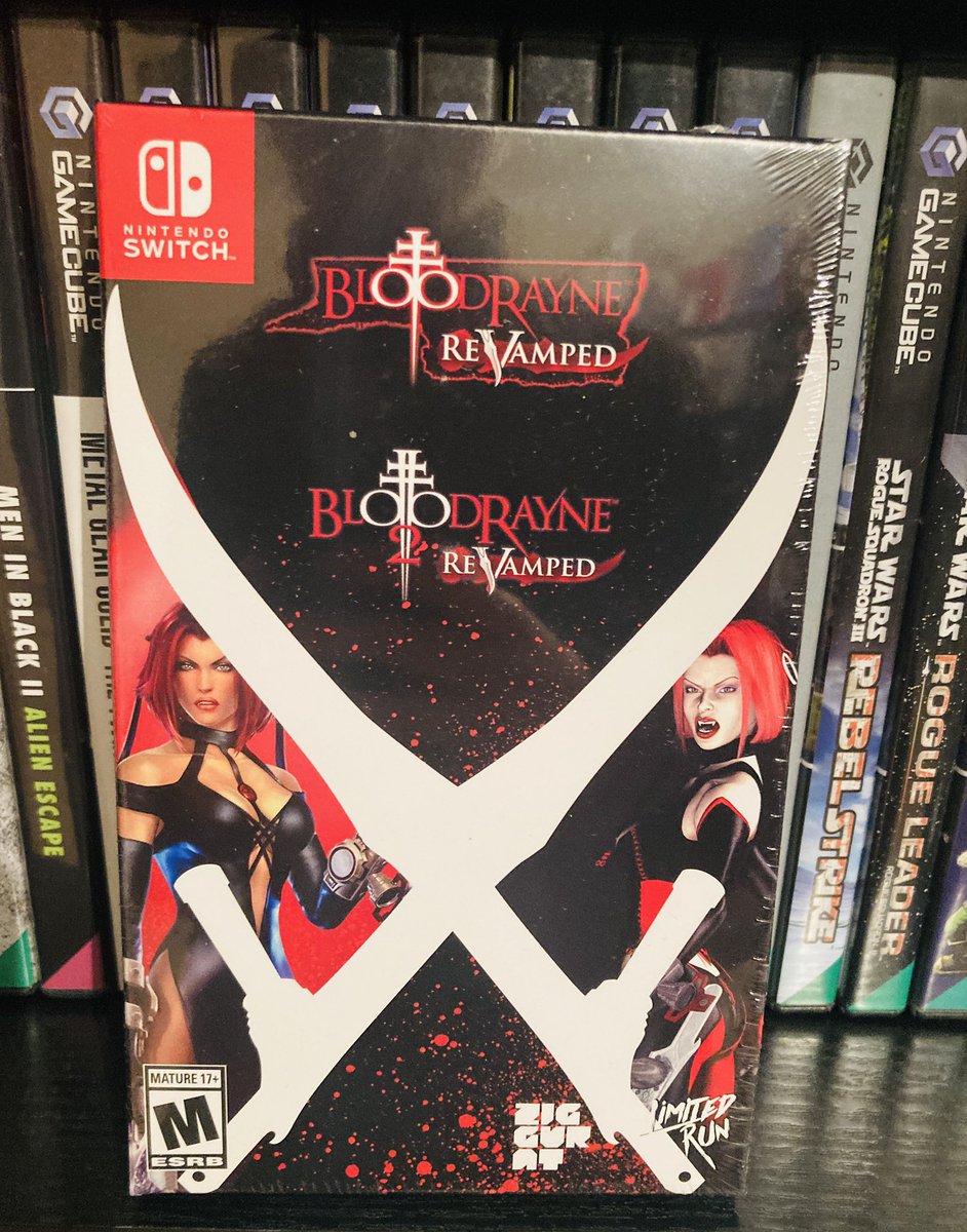 BloodRayne just arrived from Limited Run Games on Nintendo Switch! #bloodrayne #NintendoSwitch #gamingcommunity