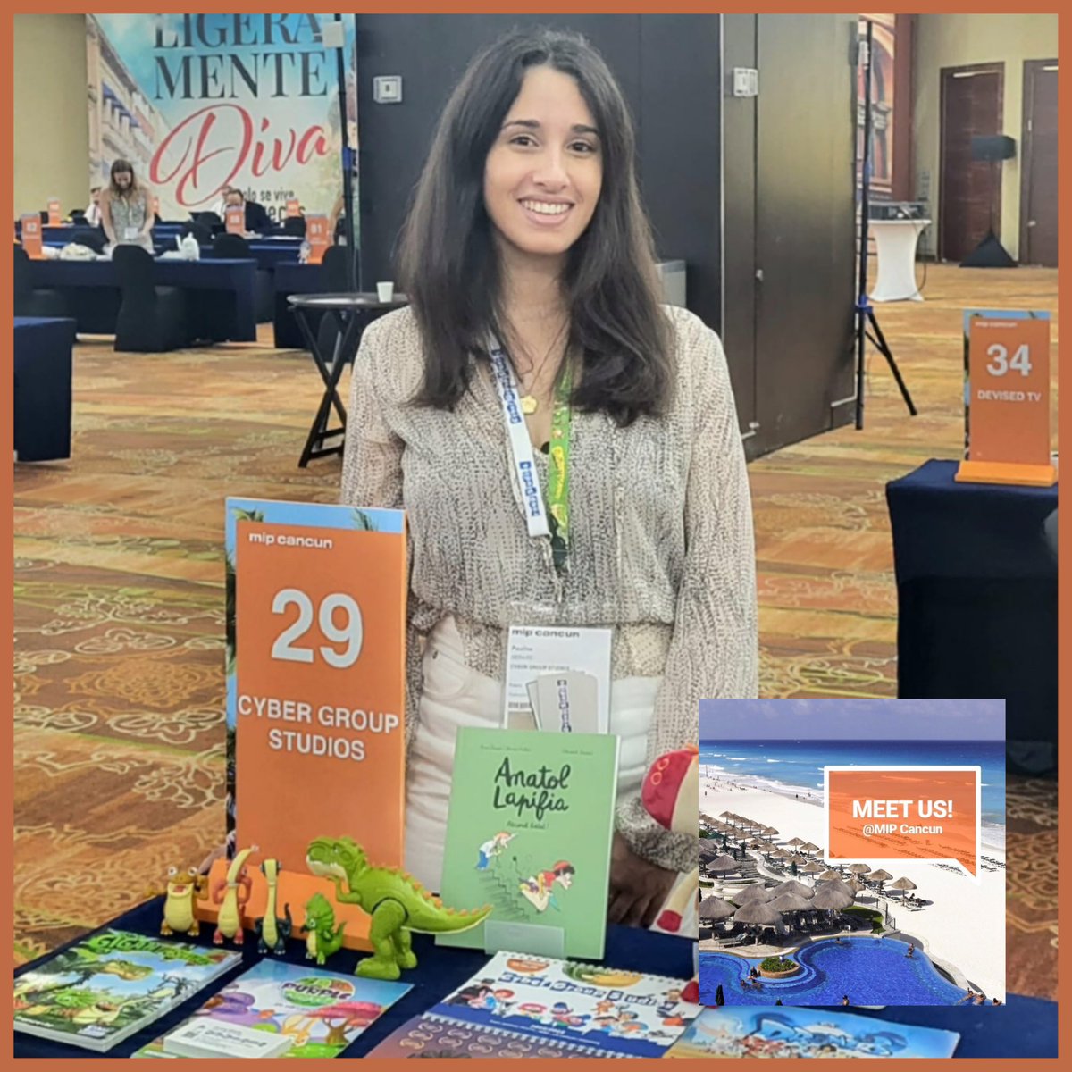 CyberGroupSDs's tweet photo. [#Market] Meet us at #MIPCancun 📍 MOON PALACE 📍 #Table 29 📅from November 13th to 16th 2022📅
😁🤝

#Animation #Content #Program #TVseries #Kidsseries #Cancun https://t.co/i3q45gbSAa