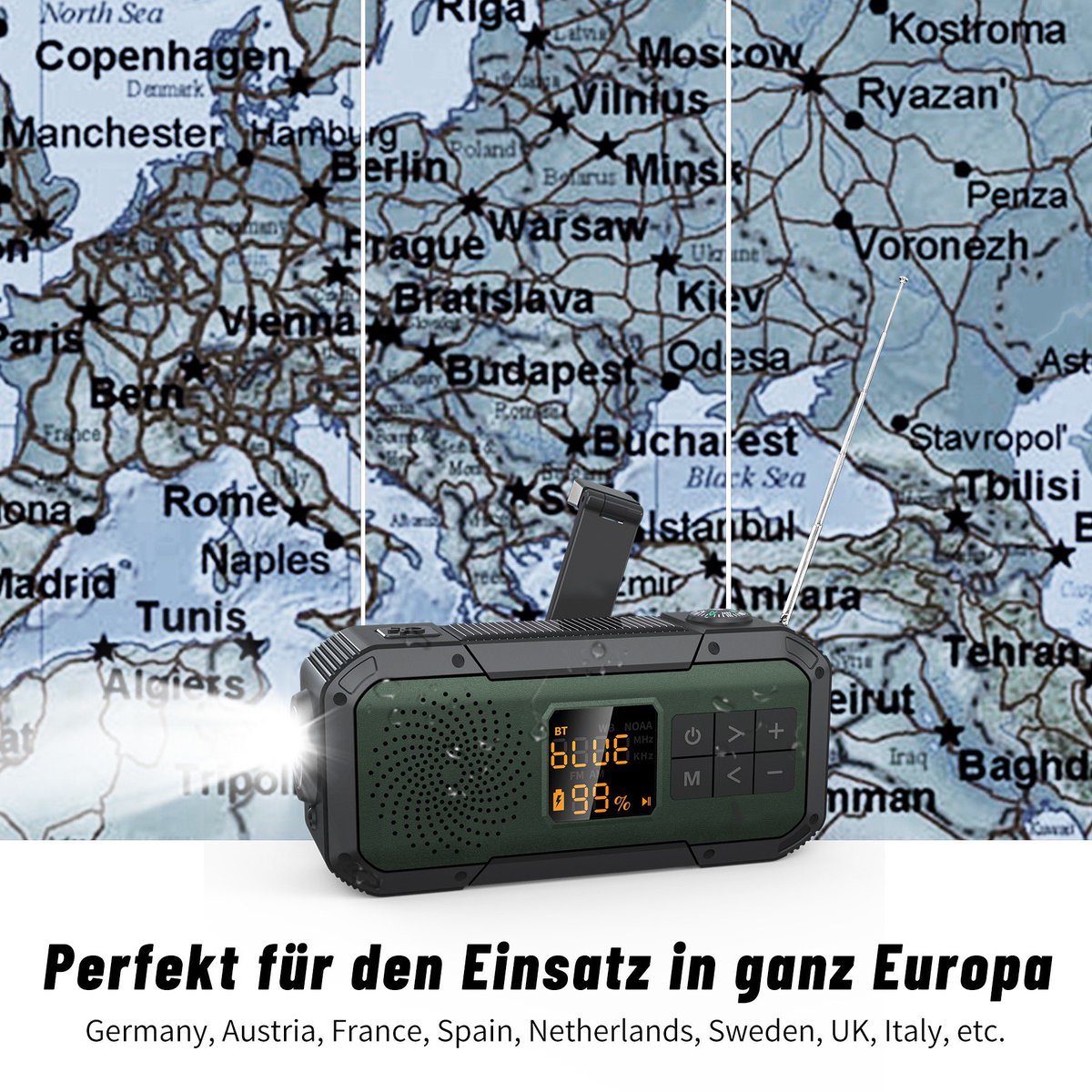 What an wonderful handheld am/fm/wb radio with a big power and ipx5 water proof.good option for camping,climbing,travelling outside, welcome to book,it can get to ship within 3 weeks.
More details welcome to DM us by mail: taylor@phoenixsz.com.cn