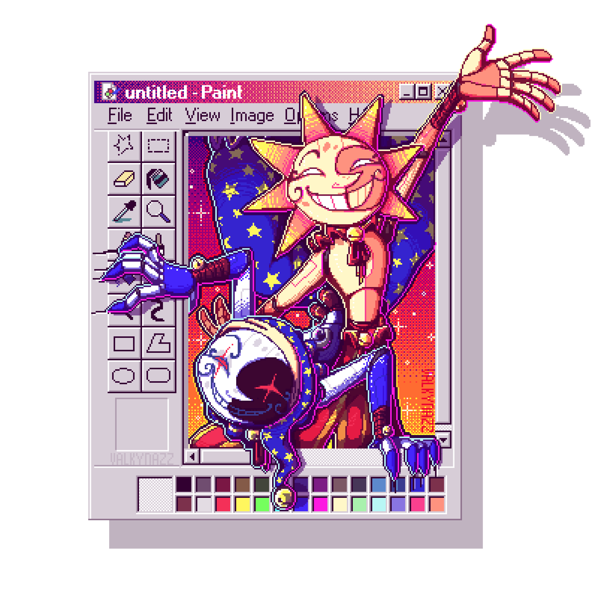 VALKYNAZZ's tweet photo. containment breach!

(sorry if twt shreds the quality. 🧎)
#fnafsb #sundrop #moondrop https://t.co/vg1P4AIp7p