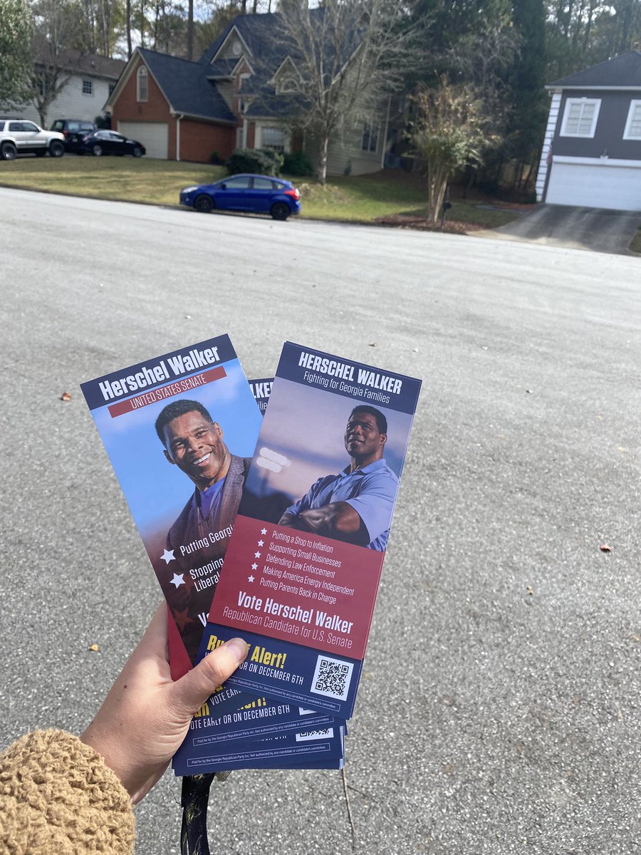 Happy Monday! Time to push for @HerschelWalker 🙏#GeorgiaOnTheLine #gapol #LeadRight