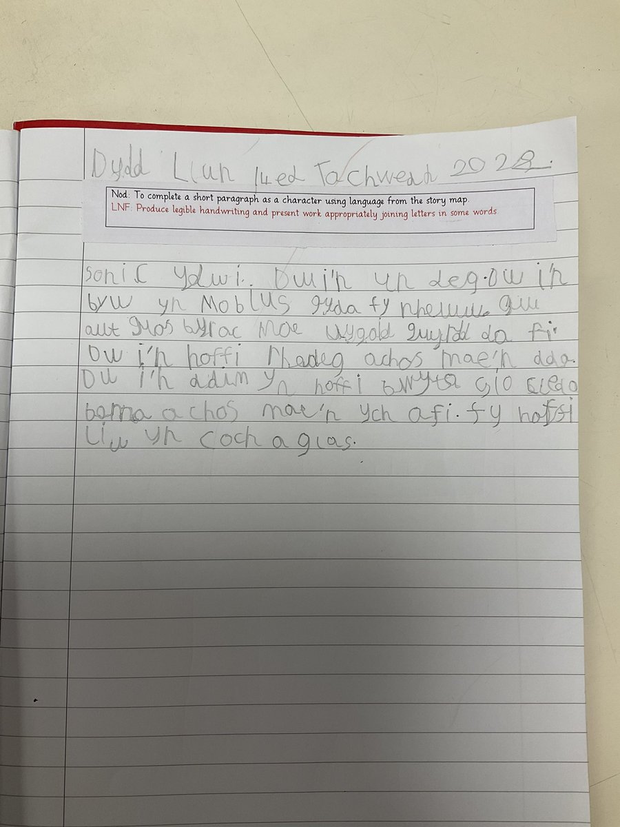 lancaster_miss's tweet photo. Today Year 3 learnt all about Sonic the hedgehog but yn Cymraeg. They used a story map to create a paragraph in Welsh about the character. I am so impressed with their hard work 🤩 @BAPrimaryUSW https://t.co/ENsaomGdFe
