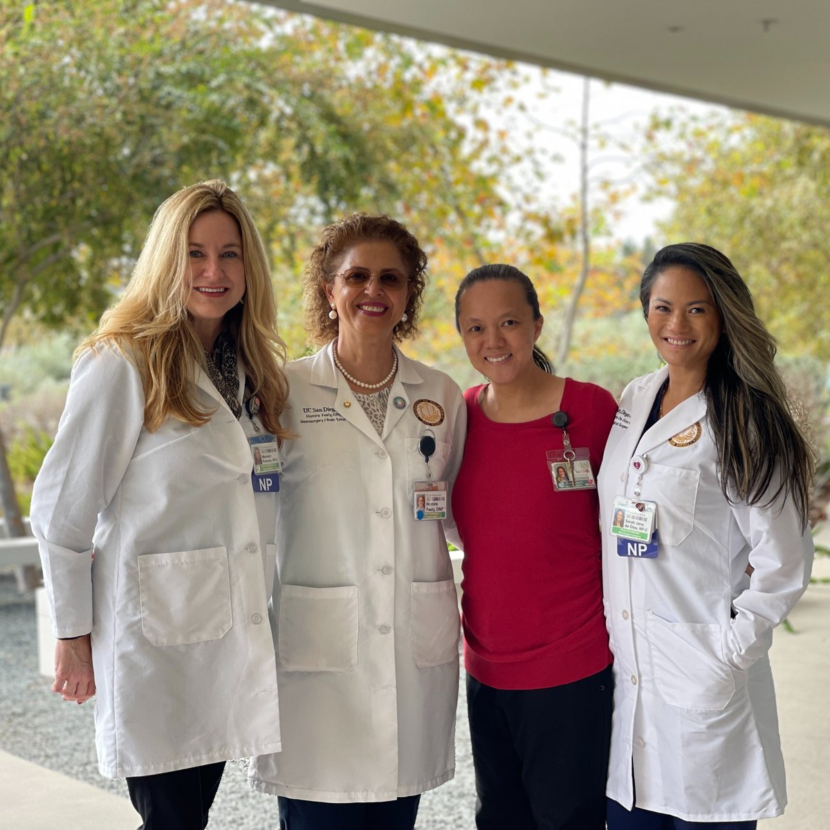 UCSDNeuroSurg's tweet photo. Happy #NPWeek! Today and everyday we are grateful for our skilled nurse practitioners, whose advanced knowledge and compassion allow us to provide seamless, outstanding care to our patients.
What is their favorite part of their job? Read to learn more: https://t.co/JDDjYMrGIa https://t.co/MnxVFhZZOB