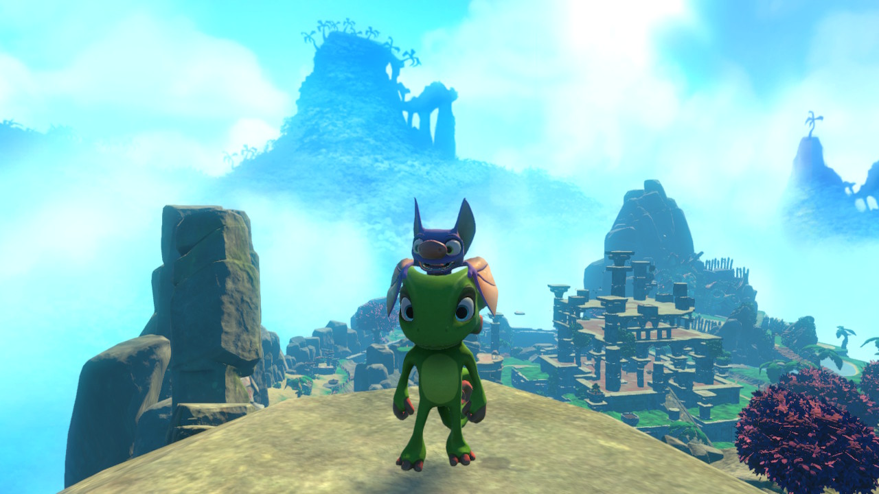 Palutena 🚩♀️♑️💖🫂 on Twitter a jogar YookaLaylee 1 e não