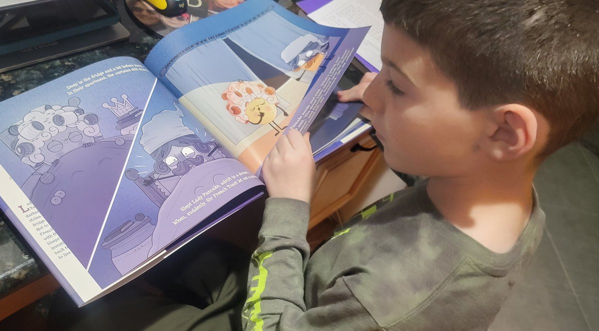 ReadintheWoods's tweet photo. Tomorrow's the day for the new installment of the Lady Pancake & Sir French Toast series. We've been fans since #1 and the excitement hasn't dwindled. Still one of my favorite series to recommend to parents. @joshfunkbooks #brendankearney @UnionSquareKids #thegreatcapercaper https://t.co/6ph96l78rc