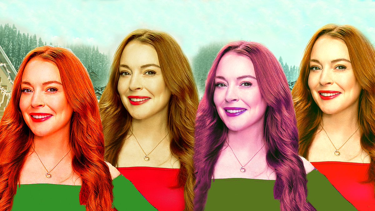 meioamargocine's tweet photo. Uma Quedinha de Natal | Sobre #LindsayLohan, estética de filmes natalinos, produções Netflix de baixo orçamento e uma visão meio estranha da mulher:
https://t.co/DpjsoaVKrA

#UmaQuedinhaDeNatal #FallingForChristmas #filmedenatal #filmenatalino #comediaromantica https://t.co/RrkKk0rhH8
