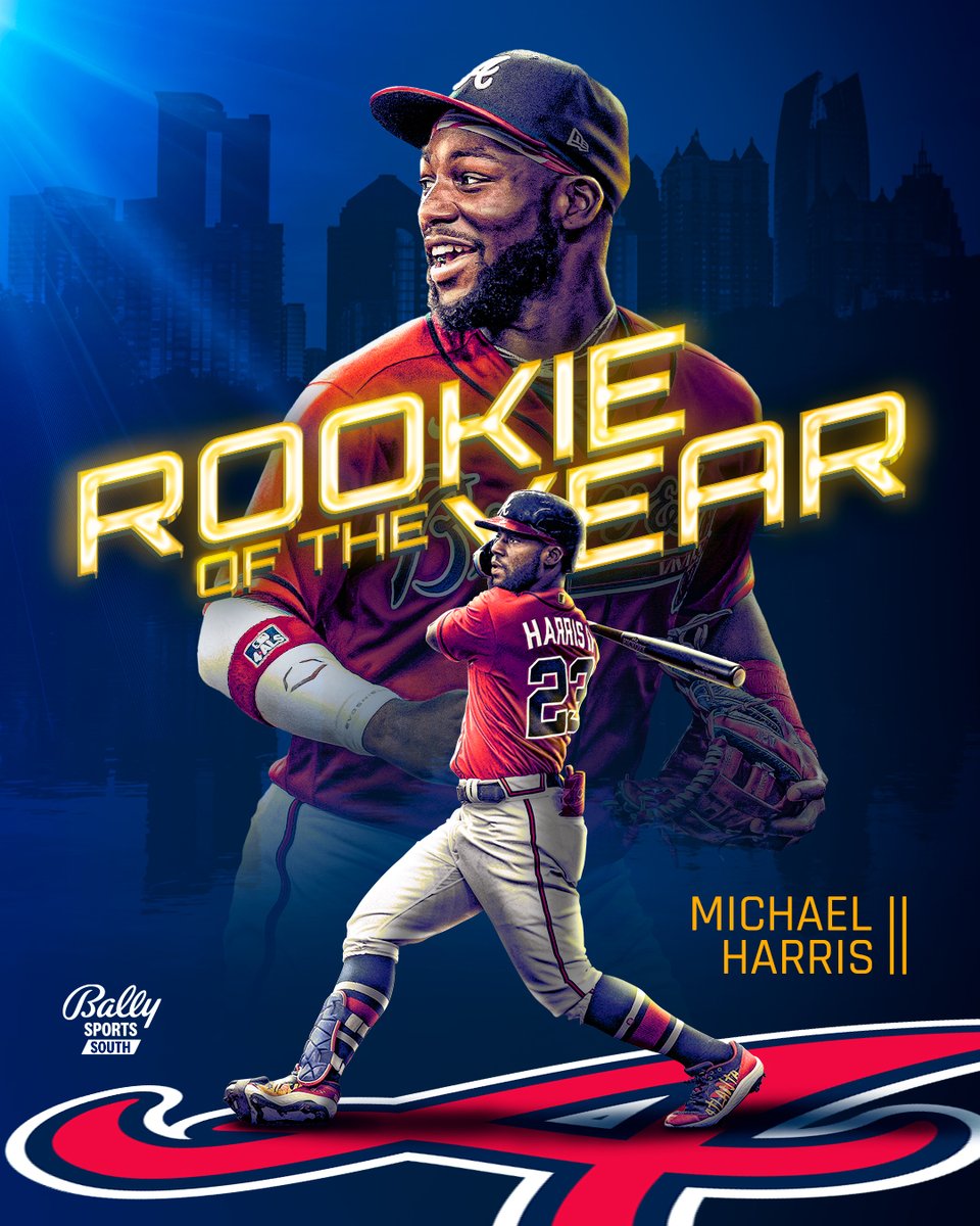 𝙉.𝙇. 𝙍𝙊𝙊𝙆𝙄𝙀 𝙊𝙁 𝙏𝙃𝙀 𝙔𝙀𝘼𝙍 🏆

<a href="/MoneyyyMikeee/">Michael Harris II〽️</a> is HIM.