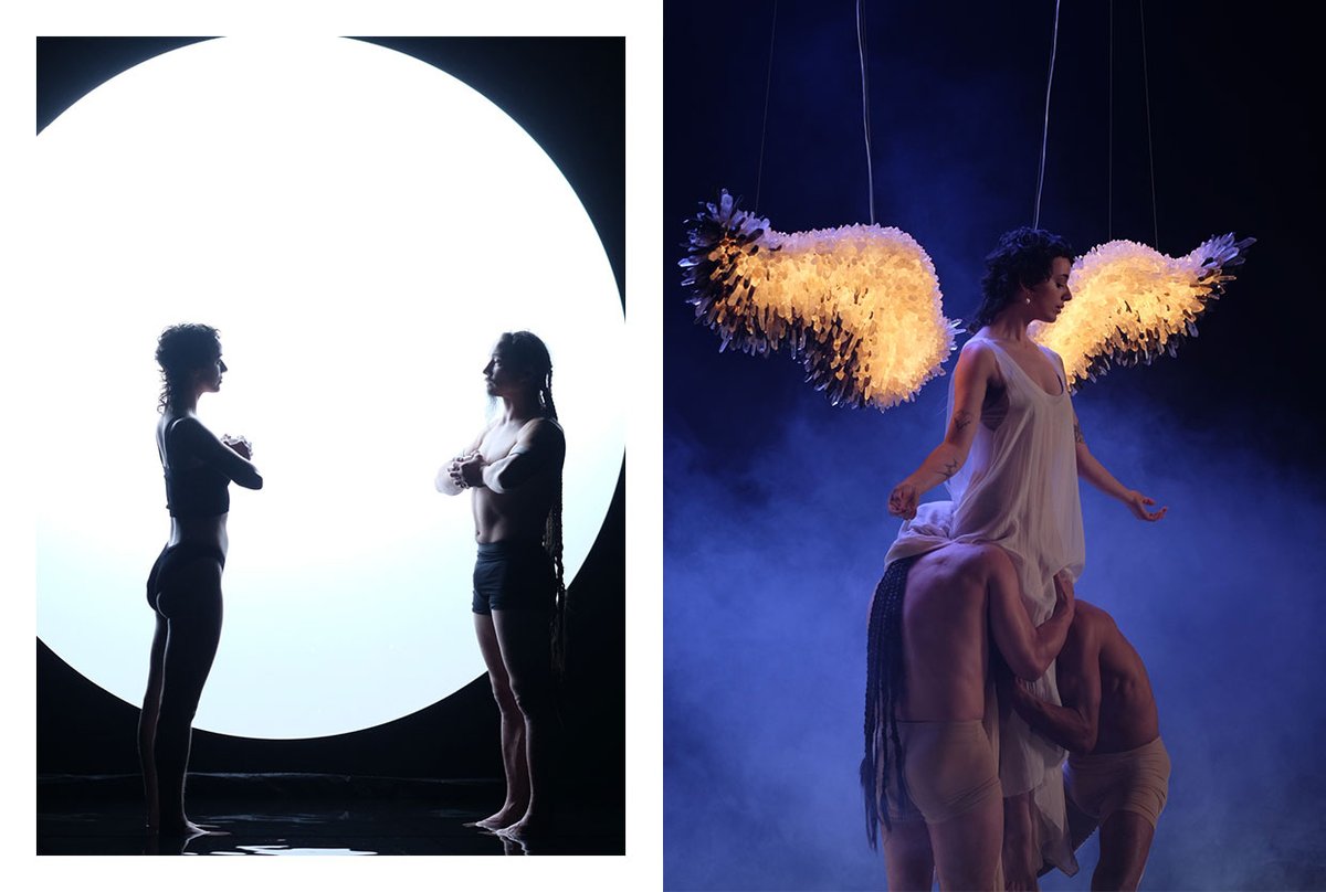 DramaTomic's tweet photo. Christopher Boots' triptych of films 11-11-11 sees the movements of body and space bring to life the objects the studio is renowned for. https://t.co/V1yWxLH403 https://t.co/GwV8OKitGc