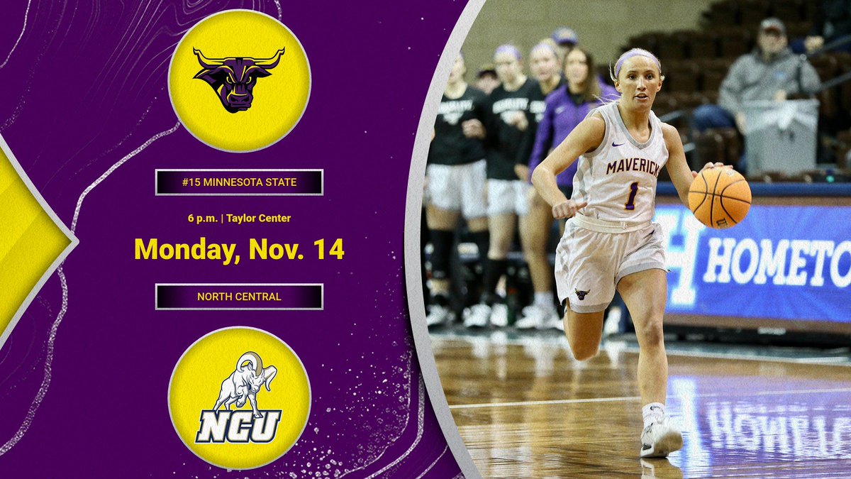 Join us Monday at 6 p.m. as we open our 2022-23 season agains North Central in the Taylor Center! 

All students are free with their MavCard and you can buy single game tickets online at msumavericks.com/singlegame