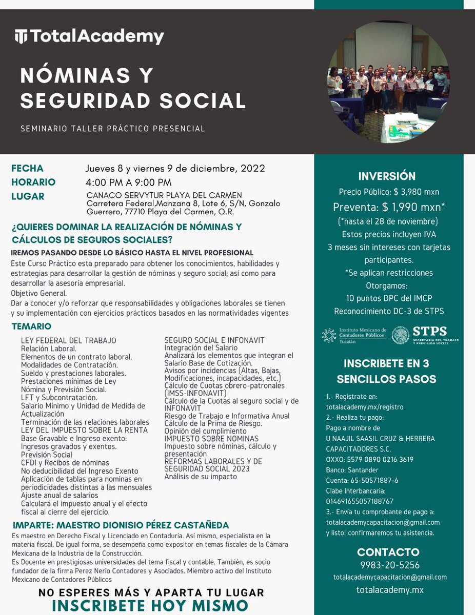 PlayaCanaco's tweet image. Inscríbete! #cursos2022 #canacoplaya