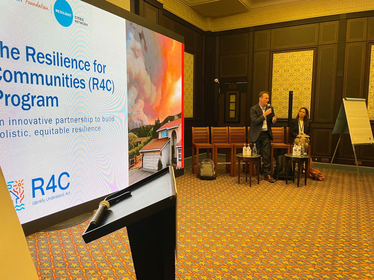 RCitiesNetwork's tweet image. Great to speak about #R4C at the @Zurich #WorldClimateSummit workshop today with @floodalliance on #multisector #partnerships and to explore innovative ways to scale up private sector engagement for effective climate action.

Read more about R4C👉bit.ly/ResilienceforC…