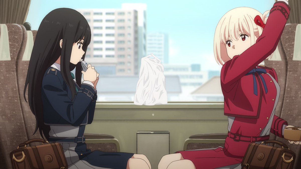 Me ha atrapado mucho este anime. Pará ser un contenido totalmente original está siendo muy bueno.

#LycorisRecoil