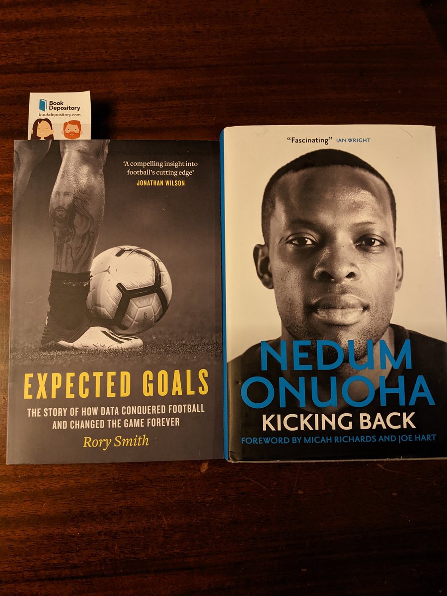 These beauties showed up this week in the states - that's my Thanksgiving break reading sorted. Now just need Chinch's memoir of soccer stories and @stevenwyeth's You Don't F***ing Go to VAR @setpiecemenu @hughferris @RorySmith