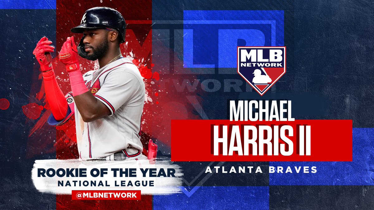 Michael Harris II is the 2022 NL Rookie of the Year! @Braves | #ForTheA | @MoneyyyMikeee