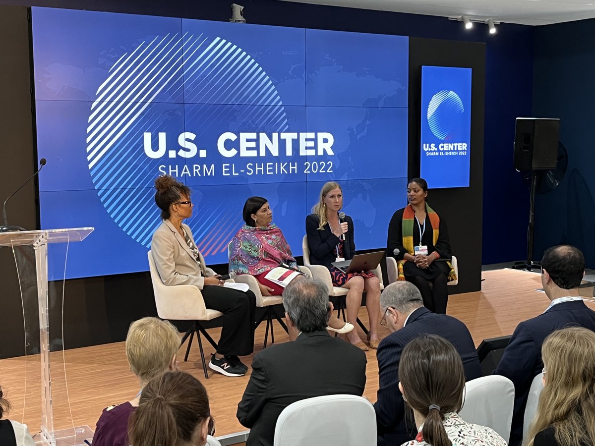 Stand4HerLand (@stand4herland) on Twitter photo "Women's land tenure security is foundational & integral to sustainable agriculture & adaptation but also to resilience & mitigation." - @Beth_Roberts81 today at the #COP27 <a href="/US_Center/">U.S. Center at COP29</a>.
Watch the event (starting at 3'21") ➡️ youtube.com/watch?v=RFAtml… @SciDipomacyUSA #Stand4HerLand "Women's land tenure security is foundational & integral to sustainable agriculture & adaptation but also to resilience & mitigation." - @Beth_Roberts81 today at the #COP27 <a href="/US_Center/">U.S. Center at COP29</a>.
Watch the event (starting at 3'21") ➡️ youtube.com/watch?v=RFAtml… @SciDipomacyUSA #Stand4HerLand