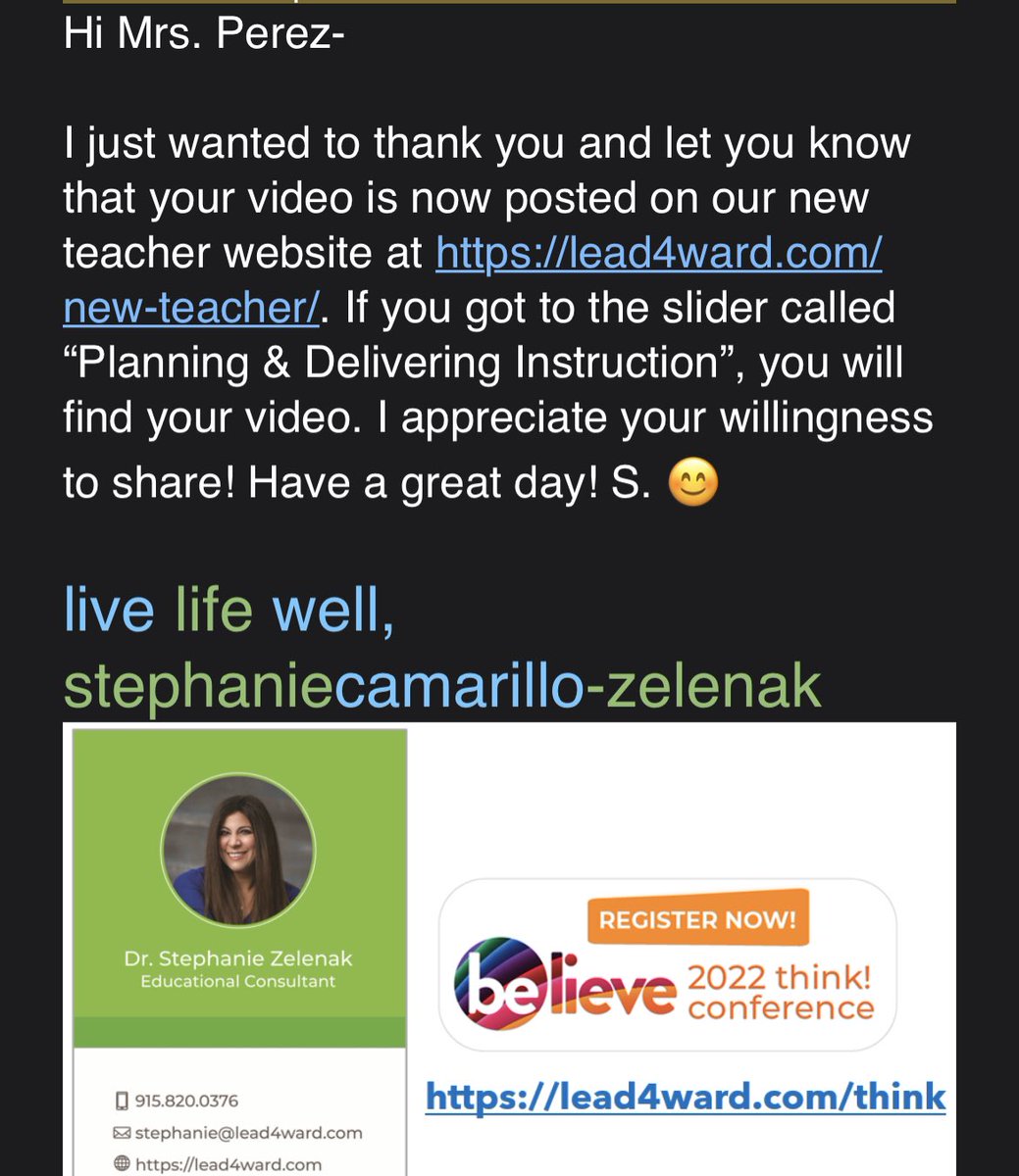 Mrs__PeReZ__'s tweet photo. Excited for this opportunity. Go check my video at: https://t.co/BI01mVaDc9 #lead4wd #newteachers #educator #teachersoftwitter #strategies #TEKS https://t.co/i9QydPizy6