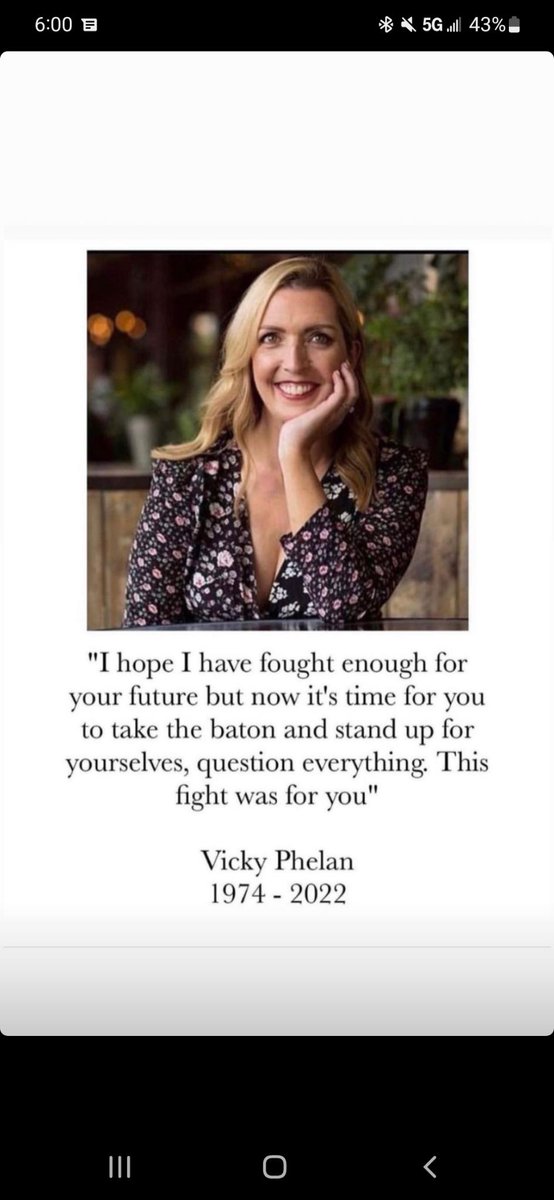ssurgenor's tweet photo. #ThankYouVicky @PhelanVicky https://t.co/Rpn9EFK7Z5