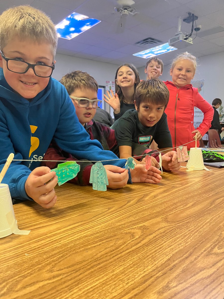 MrsDaniels5th's tweet photo. Finishing up our study of the Revolutionary War by reading The Scarlet Stocking Spy.  Then designed our own clotheslines complete with codes for sneaky spies 🥸 https://t.co/ddZryebKKL