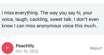 tryquinn's tweet photo. Here are some of our favorite comments from this week’s top audio, “Special Room” by the legend himself, Anonyfun. Check it out now on the Quinn app 🎧 https://t.co/NNePbsOWsh