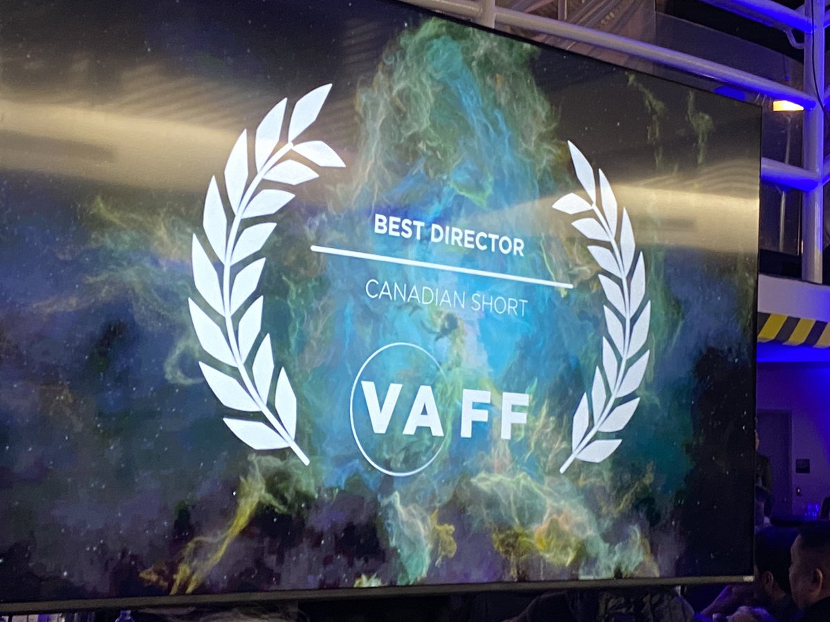 Crazy8sFilm's tweet image. Congrats to @Crazy8sFilm @MomVsMachine for receiving @VAFFvancouver #VAFF Canadian short film Best Director for Tesh Guttikonda presented by @DGCBC &amp;amp; Best Cinematography for @jaryllim_dp presented by @ICG669. #Crazy8sFilms23 Top 40 announced tomorrow!