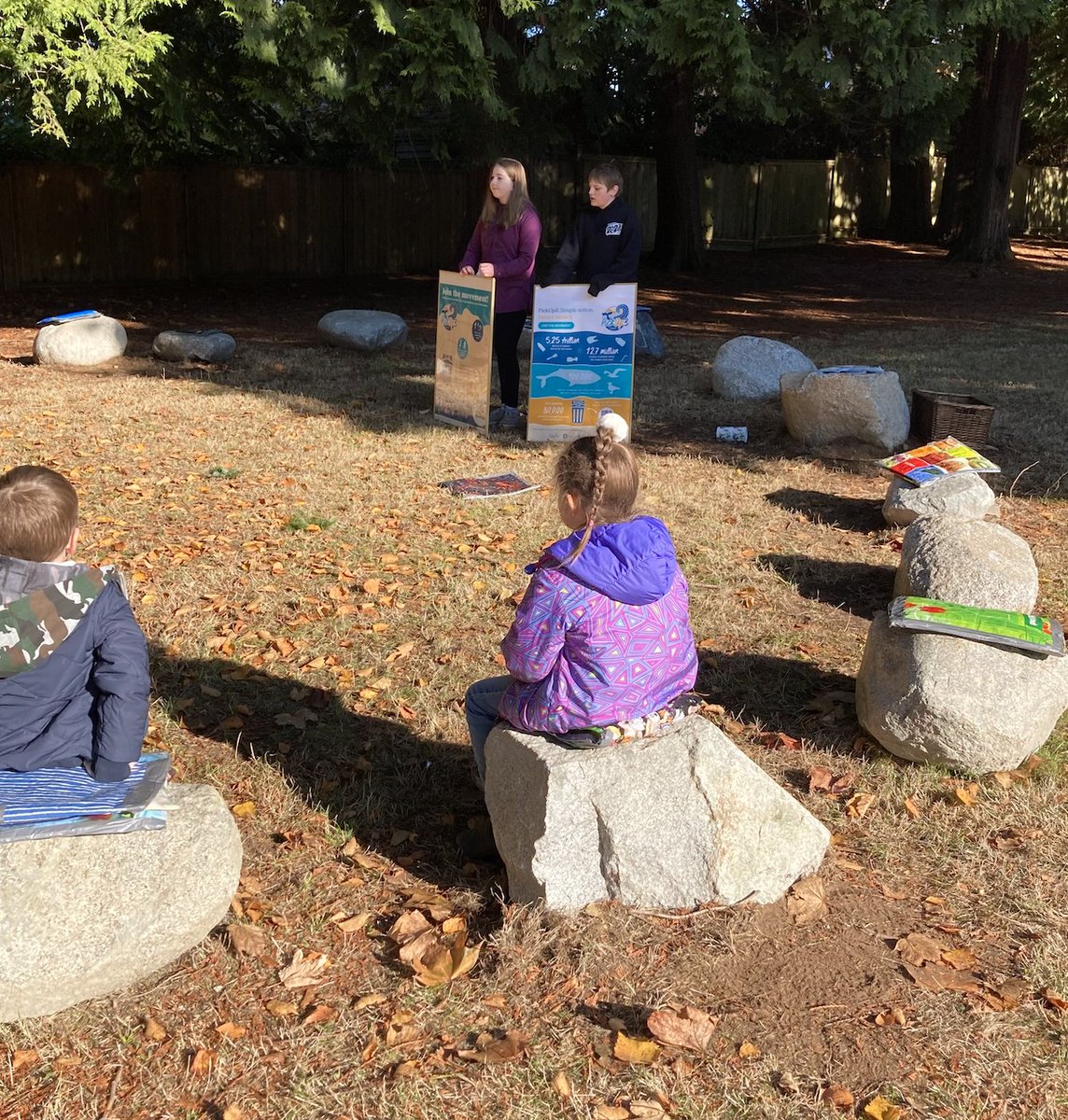 Thank you Ocean Ambassadors <a href="/PickUP3Canada/">PickUP3</a> for guiding our Student Leaders, who are educating other students about protecting marine life <a href="/deltasd37/">DeltaSchoolDistrict</a>