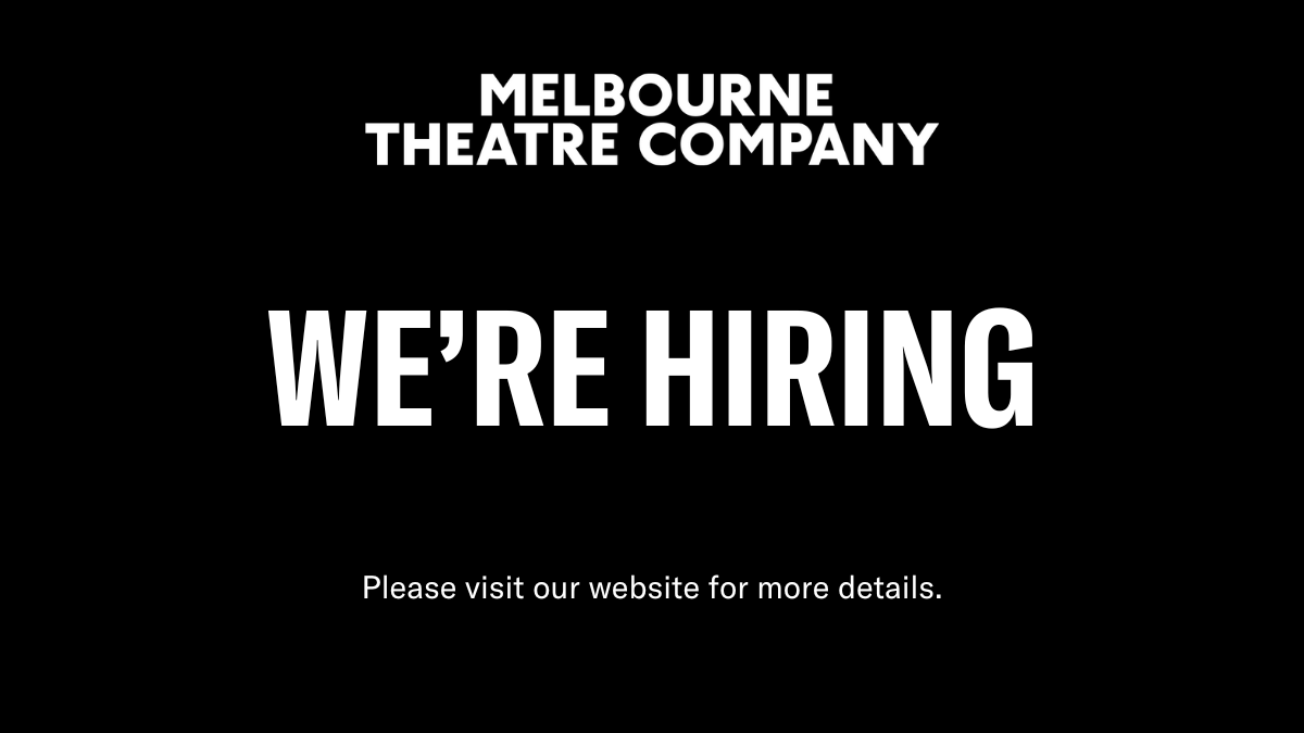 We're hiring! <a href="/MelbTheatreCo/">Melbourne Theatre Company</a> currently has vacancies for: 
- Manager, Communications
- Costume Manager
- Deputy Company Manager 
- Philanthropy Coordinator 
For more info and to apply, visit our website at mtc.com.au/careers
#Hiring #ArtsJobs #Jobs #Arts #MelbourneJobs
