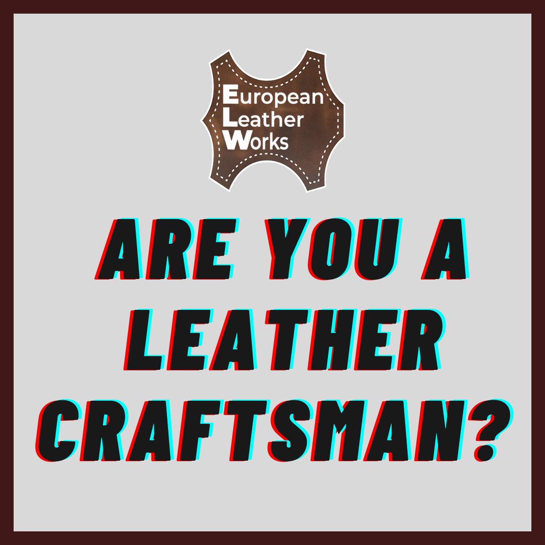 elwshop's tweet photo. ARE YOU A LEATHER CRAFTSMAN? Join the challenge and show us your PHOTO of Leather Crafting! DONT FORGET TO TAG US AND OTHER LEATHER CRAFTER THAT YOU KNOW! COMMENT "CHALLENGE ACCEPTED!"
And use hashtag:
#leathercraftchallenge
#elwshop #challengeaccepted
#diycrafter https://t.co/sY5l5teoxf