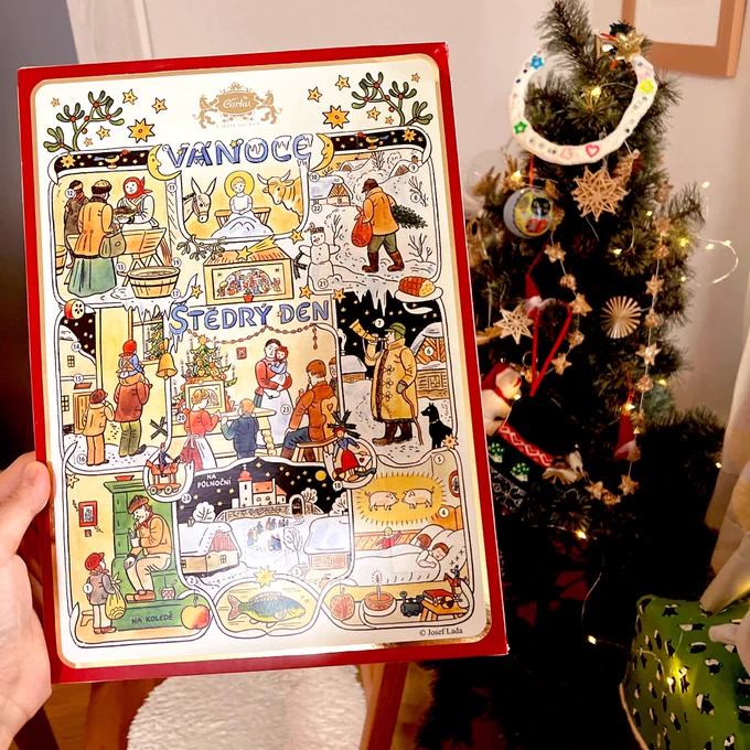 今年はカルディでヨゼフラダのアドベントカレンダー買えたので楽しみ。アドベントカレンダー絵本もいよいよ息子にちゃんとめくってもらおう。 
