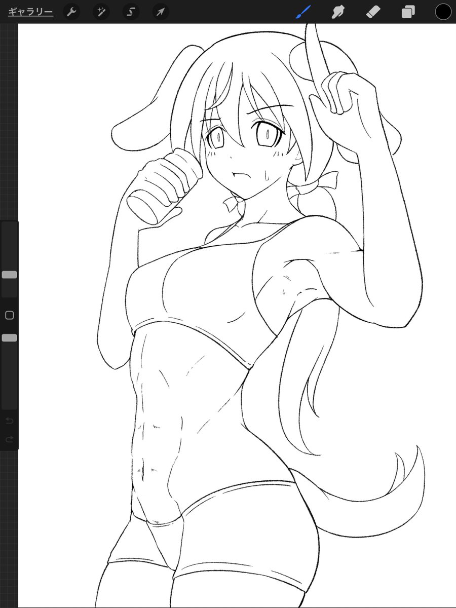 線画。

塗る。 https://t.co/7ZWDFR6L0t 